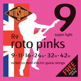 Rotosound R9 Nickel Electric Guitar Strings 9/42