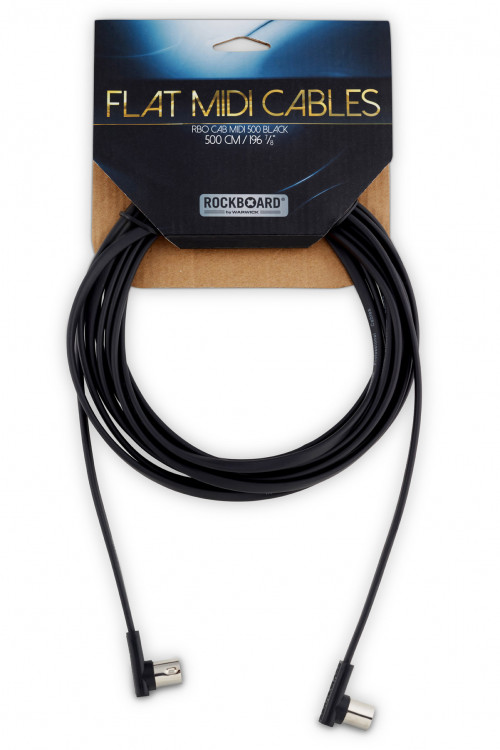 RockBoard RBO CAB MIDI 500 BK Flat MIDI Cable - Black, 500 cm MIDI кабель