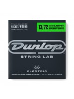 DUNLOP DEN1372 NICKEL WOUND ELECTRIC BARITONE GUITAR STRINGS (13-72)