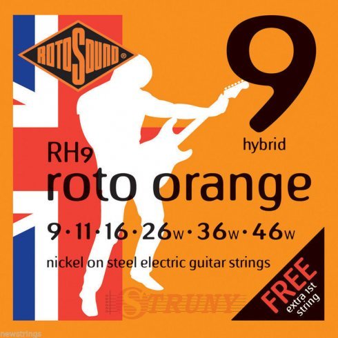 Rotosound RH9 Nickel Electric Guitar Strings 9/46