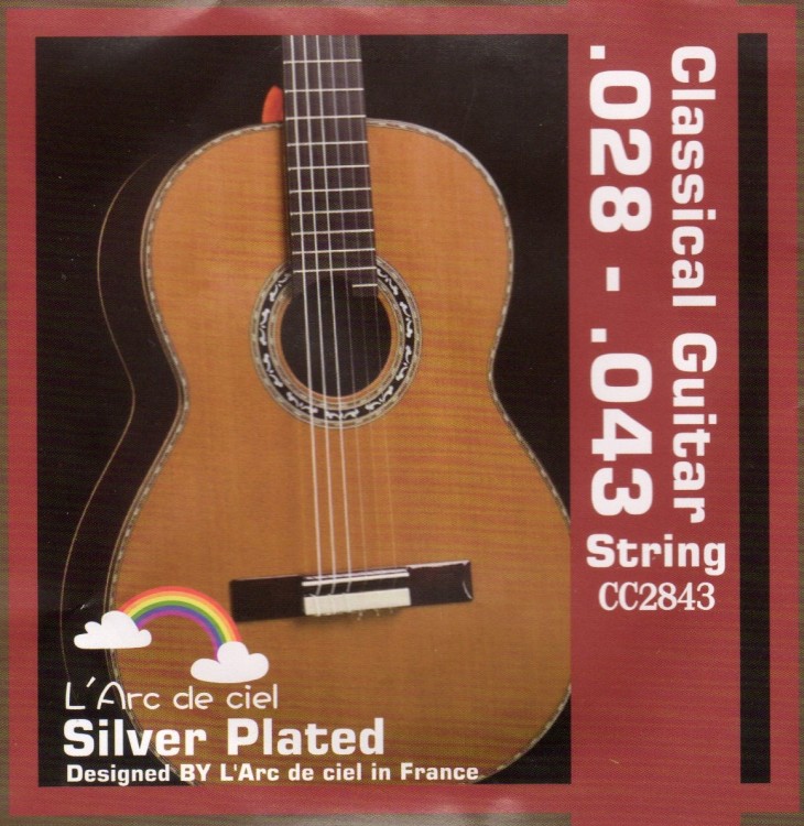 Classical Guitar Strings CC2843 Класика (нейлон срібло)