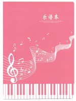 Нотний зошит (36 аркушів) рожевий