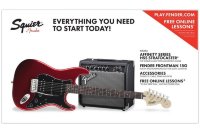 SQUIER by FENDER STRAT PACK HSS CANDY APPLE RED набір