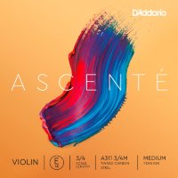 D'addario A311 3/4M Ascenté Violin String E 3/4M Струна для скрипки