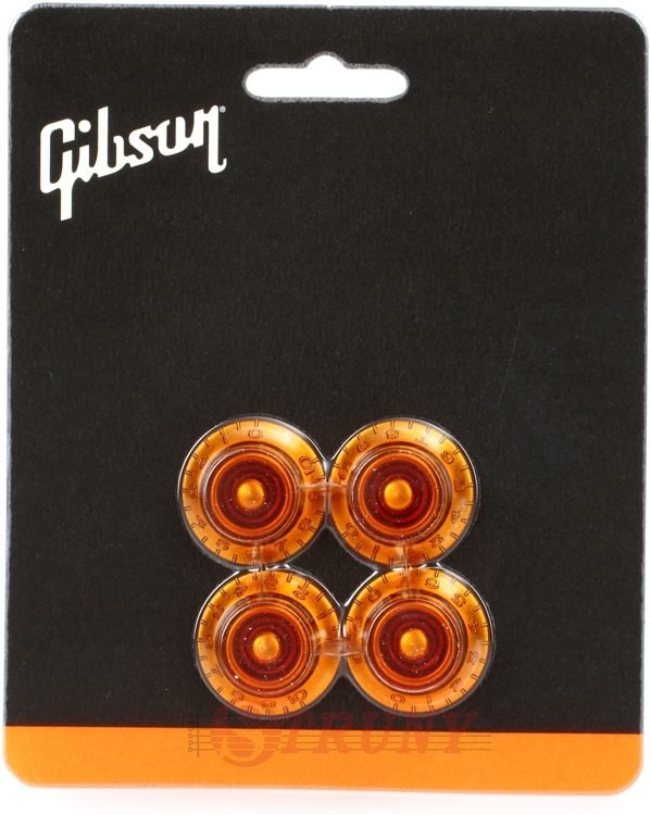 Gibson Tophat Knobs AMBER PRHK-030