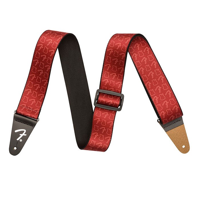 Fender 2' ICON STRAP TELE BURGUNDY Ремінь