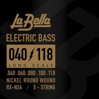 La Bella RX-N5A Nickel-Plated Round Wound 40/118