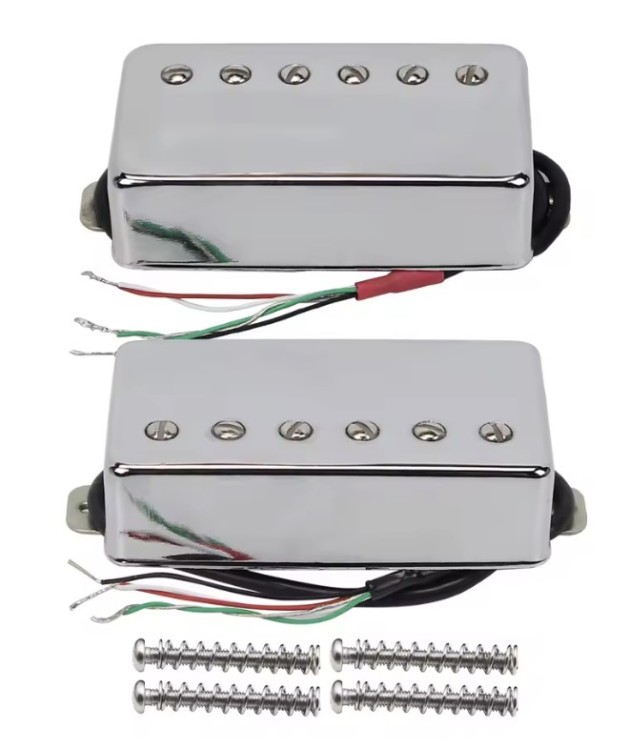 Fleor HH Set CR Alnico 5 Набір хамбакерів для цільнокорпусних гітар