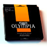 Olympia AGS-802 Phosphor Bronze Acoustic Guitar Strings Light 12/53