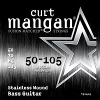 Curt Mangan 42404 Medium Light Stainless Wound Bass Strings 50/105