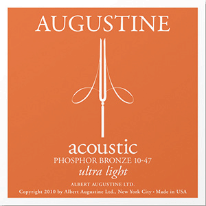 Augustine PB1047 Acoustic Guitar Strings Ultra Light 10/47