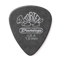 Dunlop 488P1.0 TORTEX PITCH BLACK PLAYER'S PACK 1.0