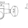 PaxPhil J07 6-in-line Lock (BK) Кілки