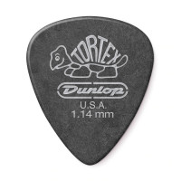 Dunlop 488P1.14 TORTEX PITCH BLACK PLAYER'S PACK 1.14