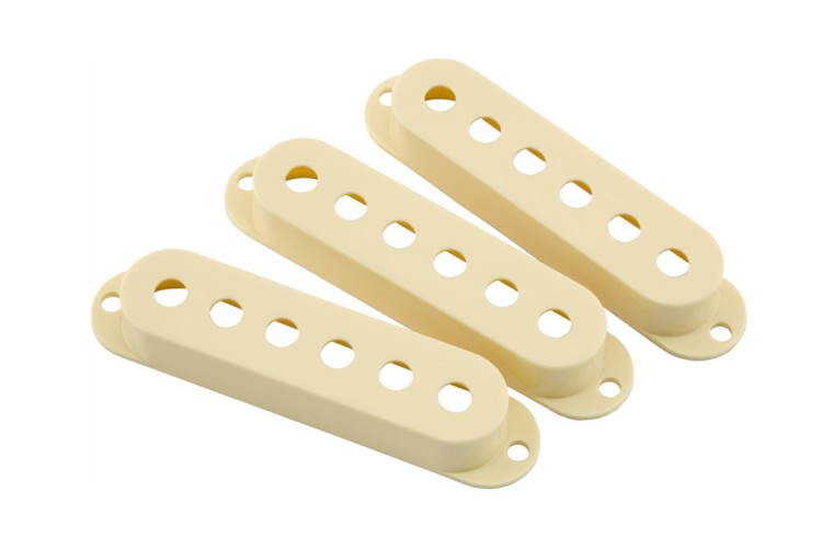 Fender Strat Pickup Covers Set of 3 Ivory 0997207000