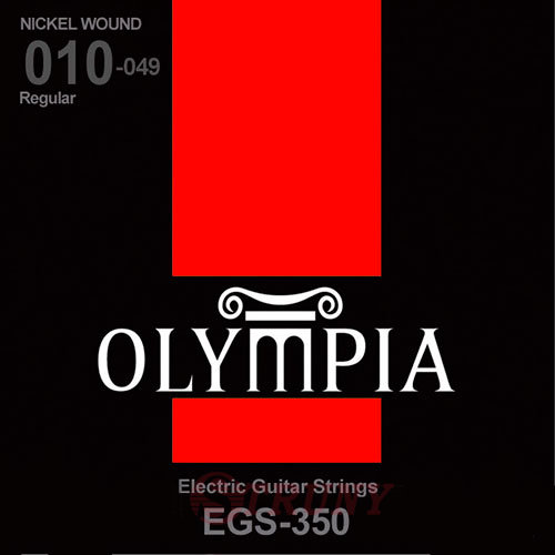 Olympia EGS-350 Regular Nickel Plated Steel Electric Guitar Strings 10/49
