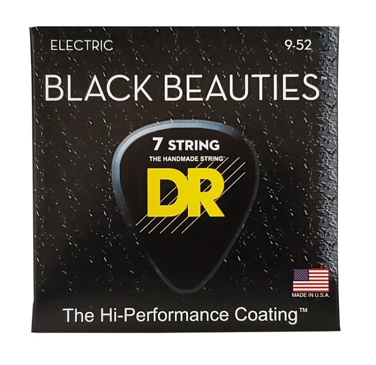 DR Strings BLACK BEAUTIES Electric - Light 7-String (9-52) DR Strings BLACK BEAUTIES Electric - Light 7-String (9-52)