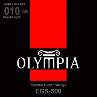 Olympia EGS-500 Regular Light Nickel Plated Steel Electric Guitar Strings 10/46