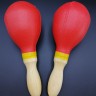 Avzhezh AMR15R Large Plastic Maracas Wooden Handle Маракаси (пара)
