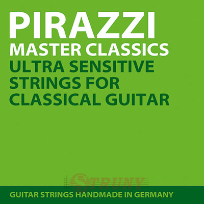 Pirastro P588010 Pirazzi Master Classic Classical Guitar Strings Medium Tension