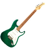 G&L LEGACY (Clear Forest Green, Rosewood, 3-Ply Pearl)