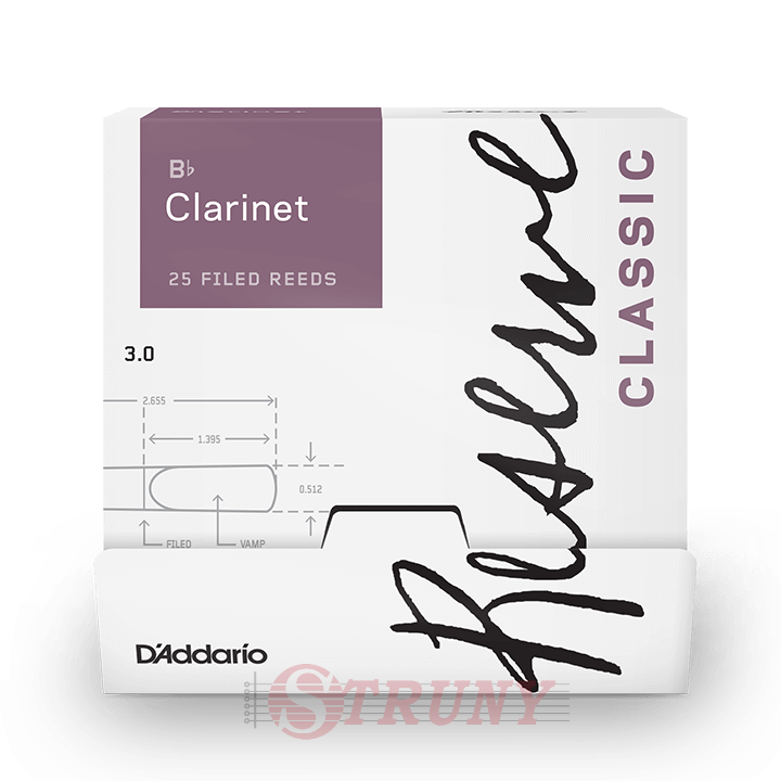 D’Addario Reserve Classic - Bb Clarinet 3.0 - 25 Box Тростини для кларнета