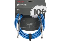 Кабель інструментальний FENDER CABLE CONTOUR SERIES 10' LAKE PLACID BLUE