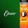 Elixir 14102 Nanoweb Coated Nickel Plated Steel Medium Long Scale 4-Strings 50/105 Elixir 14102 Nanoweb Coated Nickel Plated Steel Medium Long Scale 4-Strings 50/105