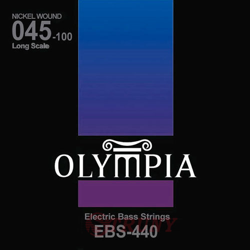 Olympia EBS-440 Nickel Wound Long Scale Electric Bass Strings 45/100