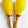 Avzhezh AMR15Y Large Plastic Maracas Wooden Handle Маракаси (пара)