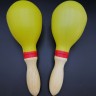 Avzhezh AMR15Y Large Plastic Maracas Wooden Handle Маракаси (пара)