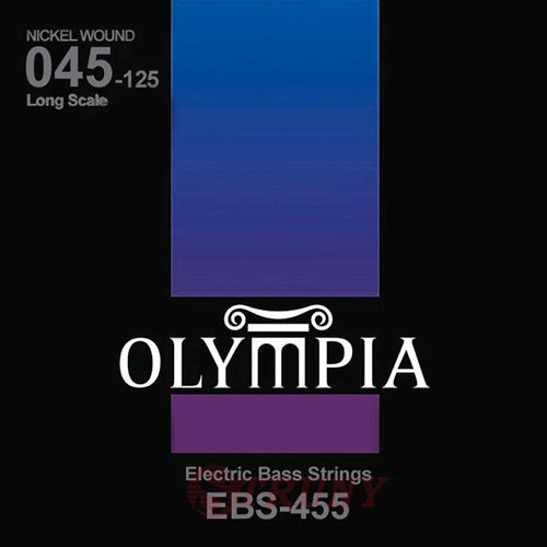 Olympia EBS-455 Nickel Wound Long Scale Electric Bass Strings 45/125