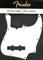 Fender Standard Jazz Bass pickguard 3-ply WHITE 0991335000