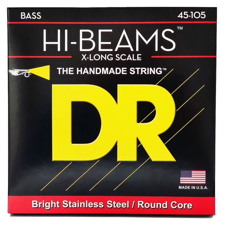 DR Strings HI-BEAM Bass - Medium - Long Scale (45-105) DR Strings HI-BEAM Bass - Medium - Long Scale (45-105)