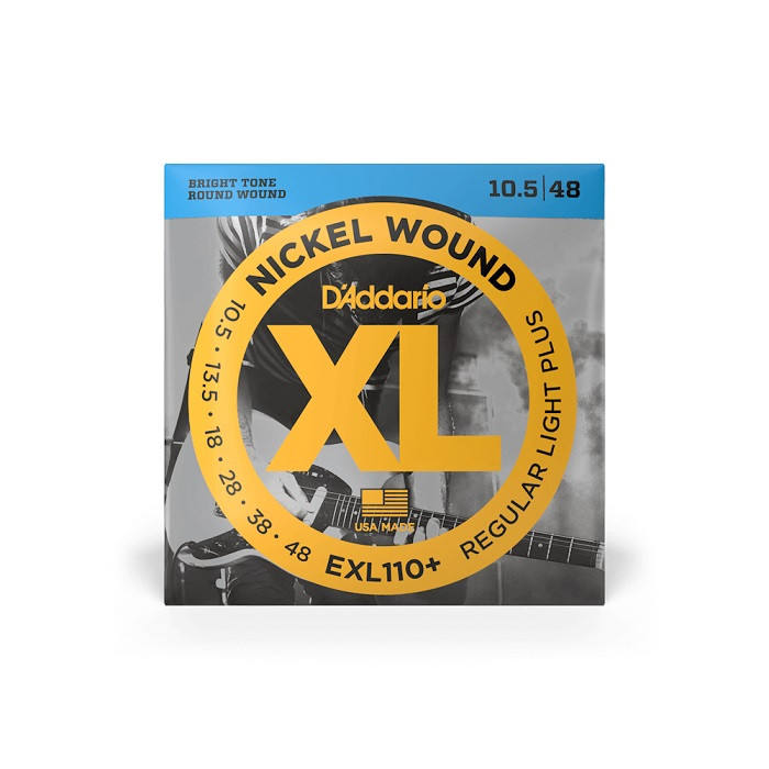 D'Addario EXL110+ Regular Plus Electric Guitar Strings 10.5/48