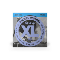 D'Addario EXL116 Medium Top/Heavy Bottom Electric Guitar Strings 11/52