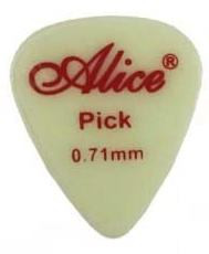 Alice AP-100L медіатор Luminous Nylon Guitar Picks 0.71
