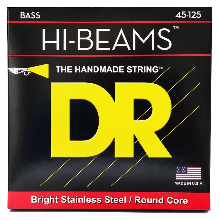 DR Strings HI-BEAM Bass - Medium - 5-String (45-125) DR Strings HI-BEAM Bass - Medium - 5-String (45-125)