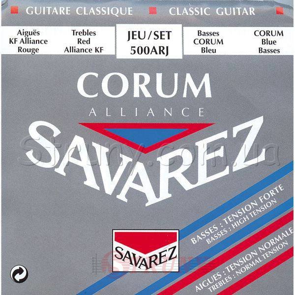 Savarez 500ARJ Corum Alliance Classical Guitar Strings Mixed Tension