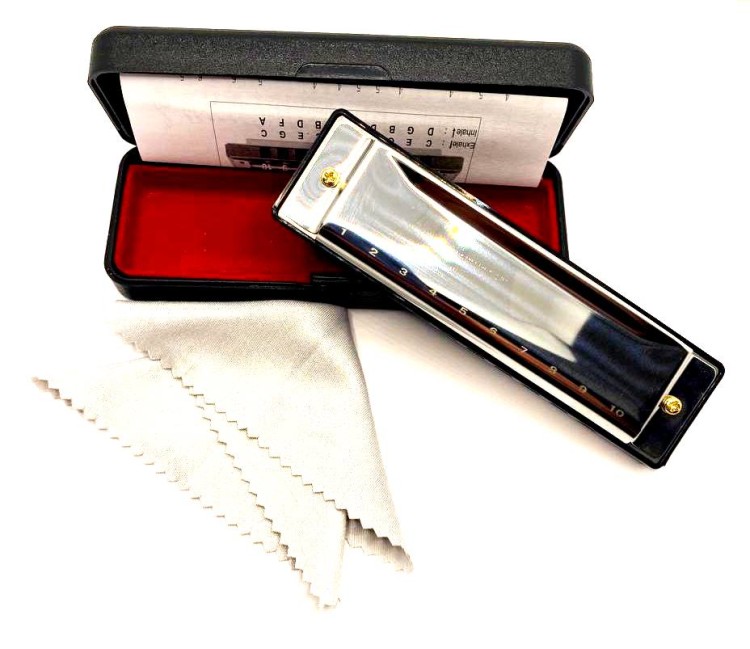 Avzhezh ABH15 Chrome C Гармошка губна діатонічна