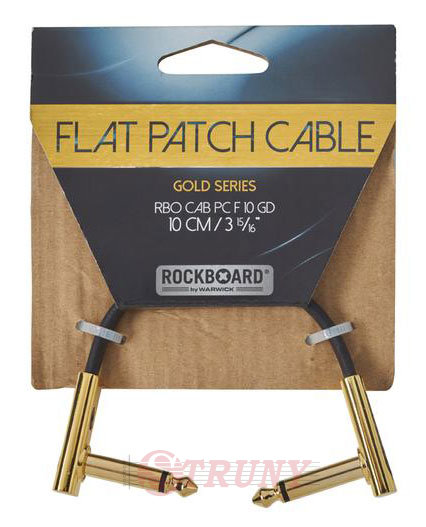 RockBoard RBOCABPC F10 GD GOLD Series Flat Patch Cable Инструментальный патч-кабель