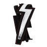 D’Addario 25LNBT00 Lightning Bolt Suede Guitar Strap (Silver) Ремінь