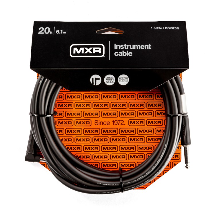 Dunlop DCIS20R MXR Standard Series 20ft (Straight/Right) Інструментальний кабель