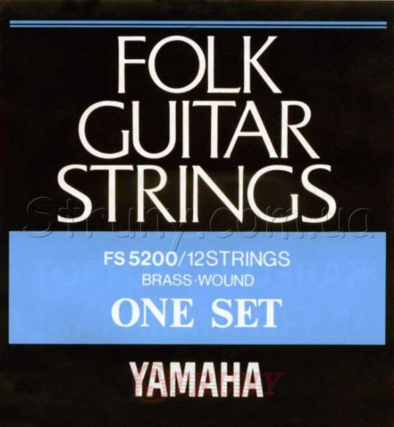 Yamaha FS5200 Folk Guitar 12 Strings Brass Wound 10/47