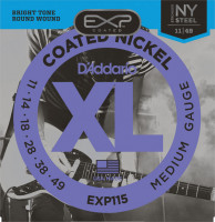 D'Addario EXP115 Blues/Jazz Rock Electric Guitar Strings 11/49