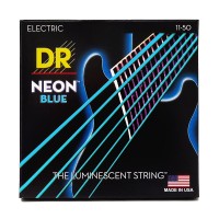DR Strings NBE-11 NEON Blue Electric - Heavy (11-50)