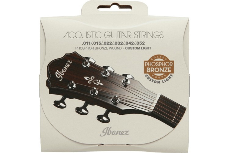 IBANEZ IACSP62C ACOUSTIC GUITAR STRING 11-52 PHOSPHOR BRONZE COATED IBANEZ IACSP62C ACOUSTIC GUITAR STRING 11-52 PHOSPHOR BRONZE COATED
