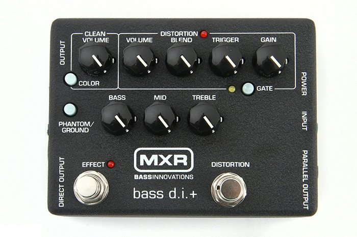 Педаль ефектів Dunlop M80 MXR Bass D.I.+ Директ-бокс, еквалайзер, овердрайв