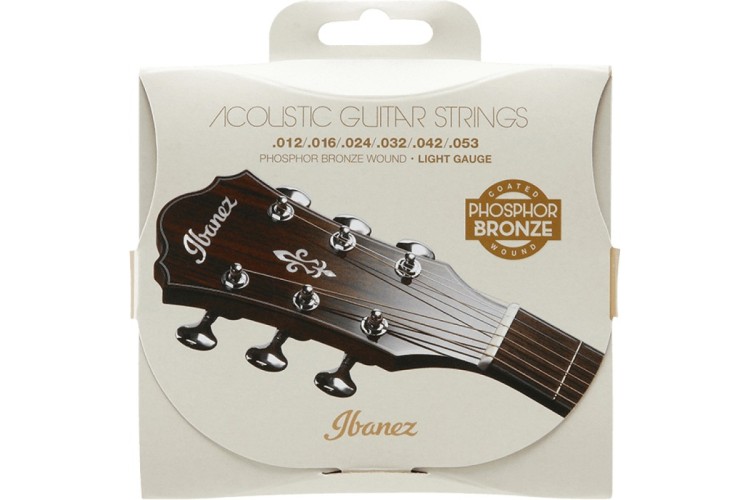 IBANEZ IACSP6C ACOUSTIC GUITAR STRING 12-53 PHOSPHOR BRONZE COATED IBANEZ IACSP6C ACOUSTIC GUITAR STRING 12-53 PHOSPHOR BRONZE COATED