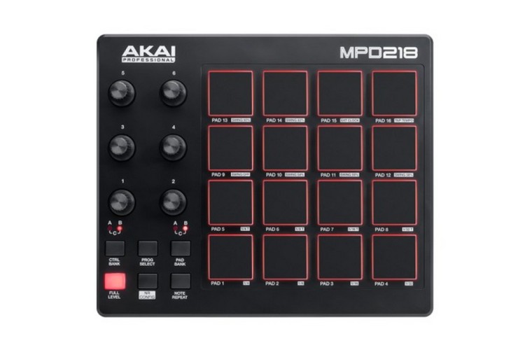 MIDI контролер AKAI MPD218